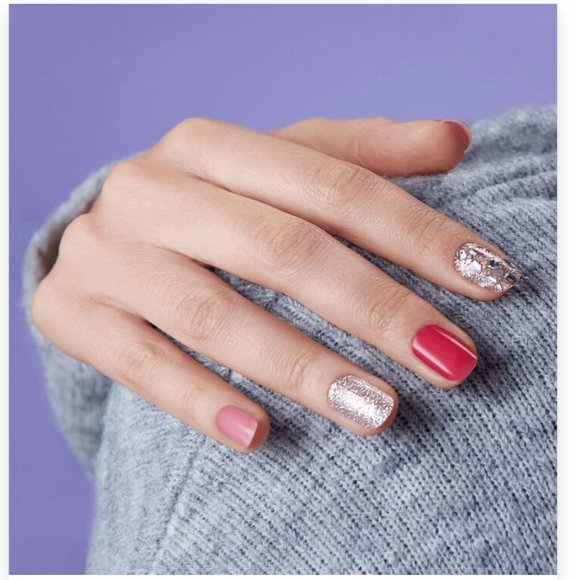 Dashing Diva Ultra Shine Gloss Gel Nail Polish Strips Palm Beach hot pink nwt - Picture 2 of 5